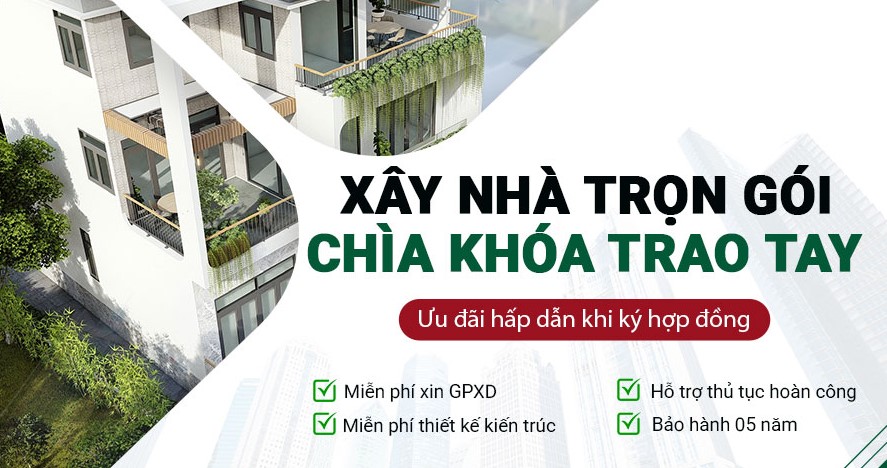BÁO GIÁ XÂY NHÀ TRỌN GÓI TPHCM NĂM 2025